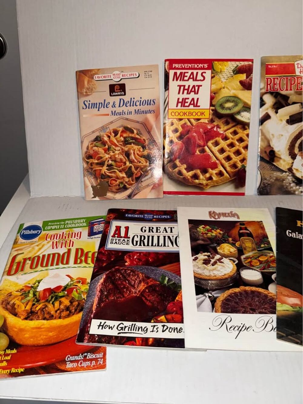 13 Vintage Recipe Booklet Cookbook Lot Pillsbury Betty Crocker Duncan Hines MCM